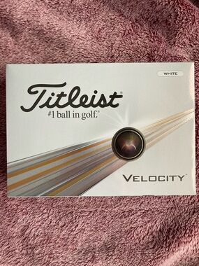 Titleist Velocity Golf Balls - White - 12 count